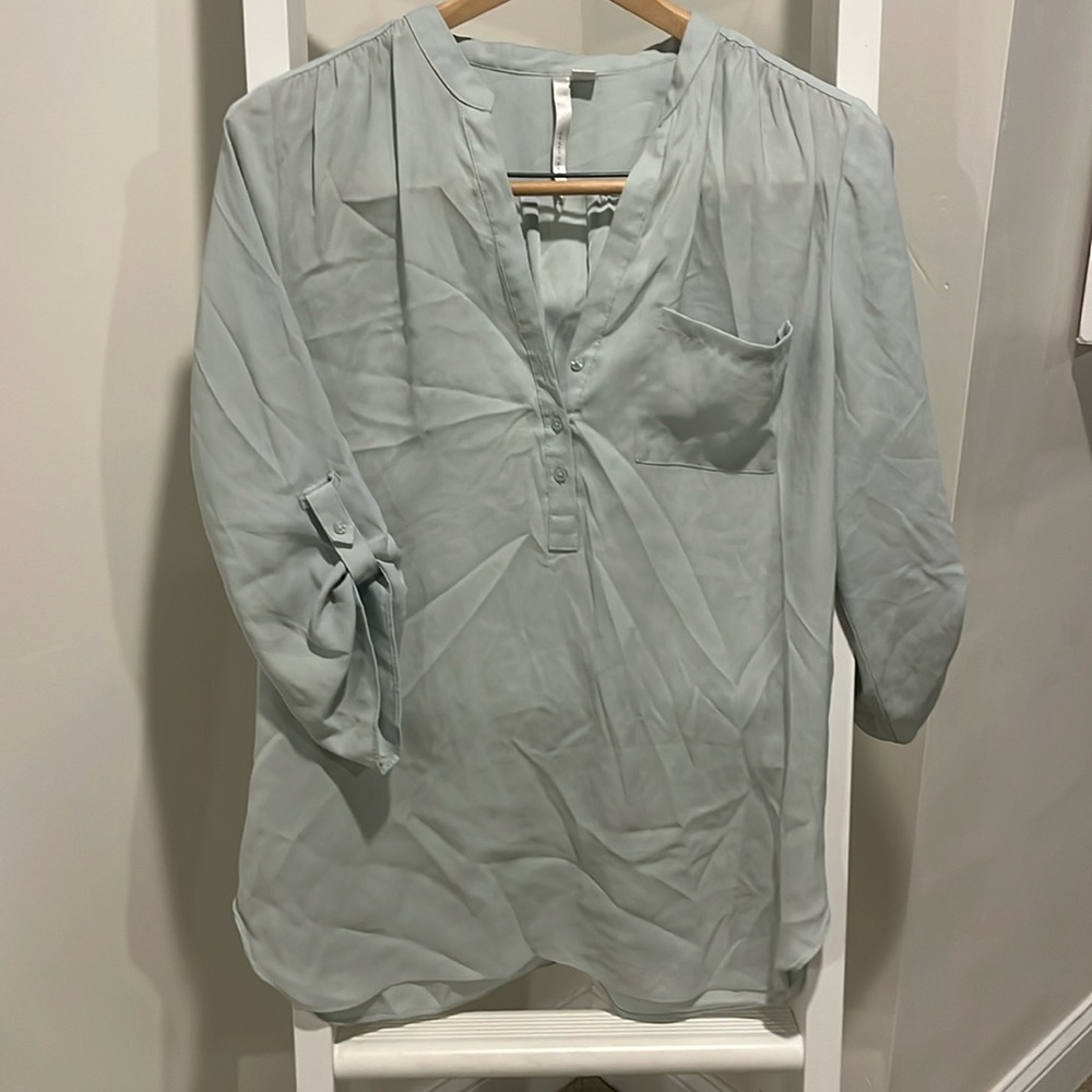 Mint green Flowy Blouse by Lauren Conrad